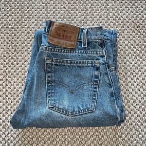 Vintage Levi's 550 USA Made Relaxed Fit Jeans Size 30 W 34 L